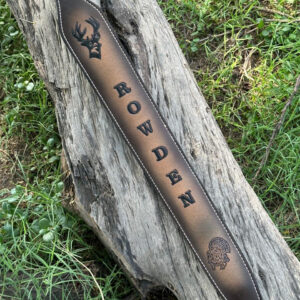 Custom Handmade Tooled Rifle Sling - Personalized