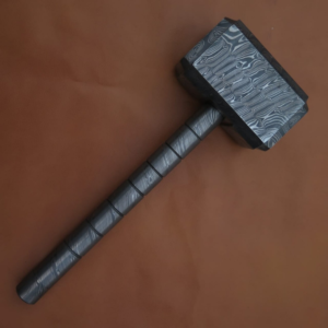 Mjölnir Handmade Forged Damascus Steel Hammer