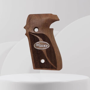 Sig Sauer P226 LDC II and LDC 2 Walnut Wood Grips Gold Metal Logo