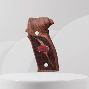 Sig Sauer P226 LDC II and LDC 2 Walnut Wood Grips Silver Metal Logo ürününün kopyası