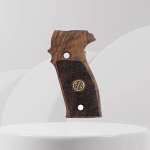 Sig Sauer P226 LDC II and LDC 2 Walnut Wood Grips Gold Metal Logo