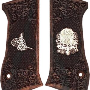 Jericho IWI 941F 941 F 941FS 941 FS 9mm .40 Gold Metal Grips