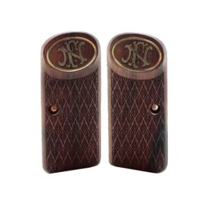Browning FN 1922 Short Gold Logo Walnut Wood Gun Grips