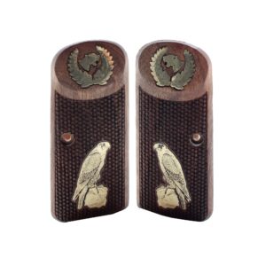 Browning FN 1922 Short Gold Logo Walnut Wood Gun Grips