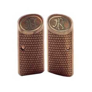 Browning FN 1922 Short Gold Logo Walnut Wood Gun Grips