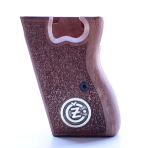 Cz Check Visor Grips Gun Gold Metal Grips