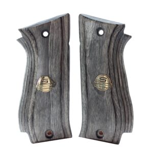 Sar Arms K245 end K245 Compackt Gold Logo Lamineted Grips