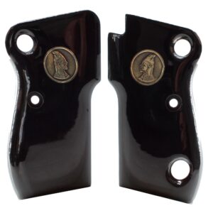 Beretta M 1951,Helwan Brigadier,Tariq 951 Gold Metal Black Acrılıc Grips