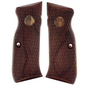 SAR Arms EAA Witness Wooden  Fits for P8L, 2000 Light Gold Metal Grips