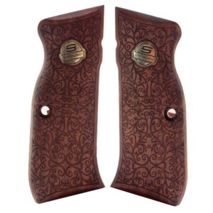 SAR Arms EAA Witness Wooden  Fits for P8L, 2000 Light Gold Metal Grips