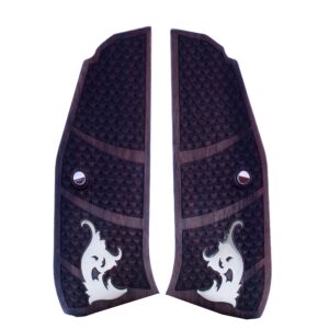 CZ Shadow 2 Grips, Silver Logo Premium Gun Grips