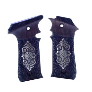 Llama 7.65 Wood Gold Metal grip