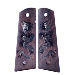 Colt, Kimber, Regent, Taurus, Springfield, Ruger, Girsan, SW 1911  Gold Logo Grips