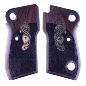 Beretta Mod 1951 Wood Grips With Gold Metal (Tariq, Maadi Helwan)