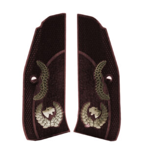 CZ TS 2 Grips, Premium Gun Grips Gold Logo