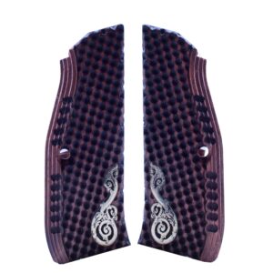 CZ TS 2 Grips, Premium Gun Grips Gold Logo