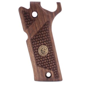 Tacticalmakgrips Compatible For Beretta 92 Xi   Wood Gun Grips (Does not fit Performance Model)