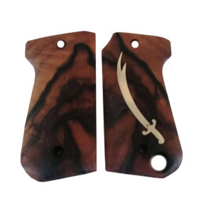 Astra Model 4000 Gun Grips Gold Metal