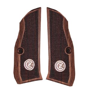 CZ Shadow 2 Compact Gold Metal Wood Grips (Does not fit Shadow 2 Model)