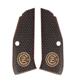 CZ Shadow 2 Compact Gold Metal Wood Grips (Does not fit Shadow 2 Model)