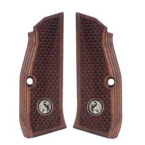 CZ Shadow 2 Compact Gold Metal Wood Grips (Does not fit Shadow 2 Model)