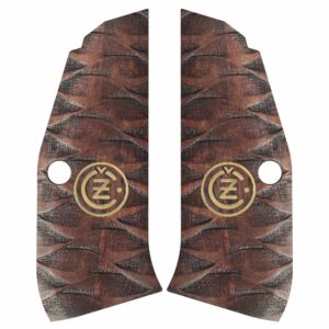 CZ Shadow 2 Compact Gold Metal Wood Grips (Does not fit Shadow 2 Model)