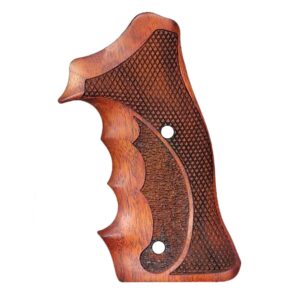 S&W 357 Sguarebutt Target Wood Grips