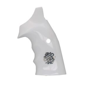 S&W 357 KL Frame Squarebutt Acrylic Grips Silver Metal