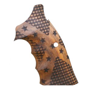S&W KL Frame Squarebutt Wood Grips