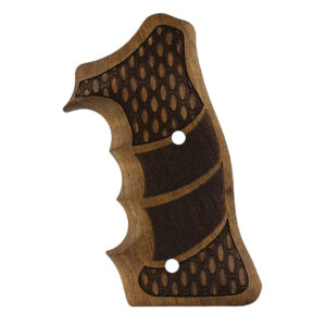 S&W 357 Sguarebutt Target Wood Grips