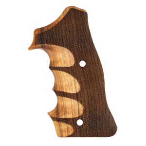 S&W 357 Sguarebutt Target Wood Grips