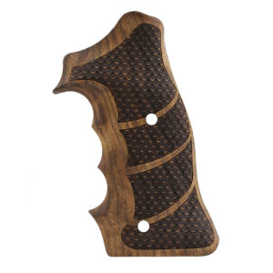 S&W 357 Sguarebutt Target Wood Grips