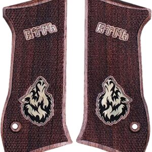 Jericho IWI 941F 941 F 941FS 941 FS 9mm .40 Gold Metal Grips