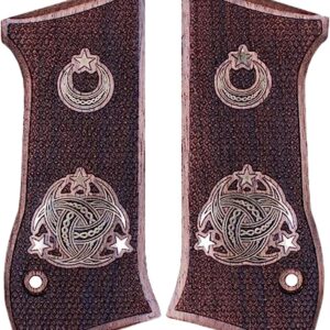 Jericho IWI 941F 941 F 941FS 941 FS 9mm .40 Gold Metal Grips