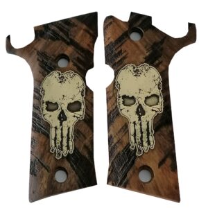 Beretta 92 X Performance Wood Gun Gold Metal Grips