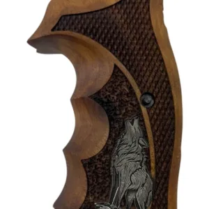 Sarsilmaz SR38 ve S&W 357 KL Frame Roundbutt için Ceviz Kabze